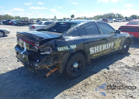 2019 Dodge Charger Police Rwd from USA, damaged, VIN 2C3CDXAT2KH627434